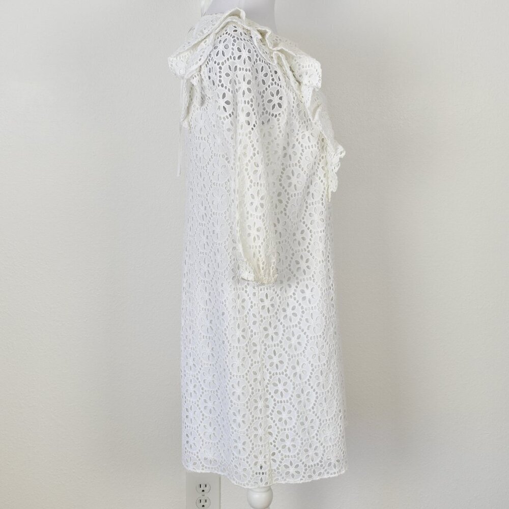 Lilly Pulitzer Primm Sand Dollar Eyelet Shift Dress White NEW - M - Picture 11 of 13